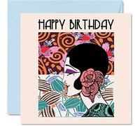 Beautiful Birthday Cards for Women Her, Art Deco Girl
