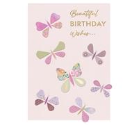 Beautiful Birthday Wishes Butterfly-Tastic! Contemporary Birthday Card ELML012