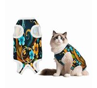 Beautiful Blooming Mandala Recovery Suit for Dogs Cats After Surgery,Pet Recovery Shirt, Dog Onesies Pet Surgery Recovery Suit