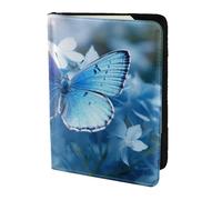Beautiful blue butterfly2 print Passport Cover, Passport Holder Cover Wallet Passport Wallet Case for Cards and Documents