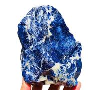 Beautiful Blue Sodalite Rock Crystal Gemstone Rough Ornaments (Size : 250-300g) Gemstone Stone