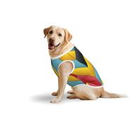 Beautiful Borders Dog Pure Cotton Tshirts for Medium & Large Dogs,Breathable Stretchy Tank Top Sleeveless Vest Tee Shirt