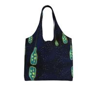 Beautiful Bottle Of Under The Night Sky Print Canvas Tote Bags,Reusable Cloth Bags For Shopping Beach Grocery Trendy