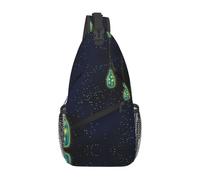 Beautiful Bottle Of Under The Night Sky Print Cross Chest Bag Diagonally,Sling Bag,Shoulder Bag For Travel, Hiking, Work