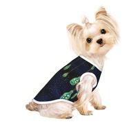 Beautiful Bottle Print Lightweight Dog Vest, Cat Sleeveless Shirt, Breathable Mesh Design for Summer Walking and Play