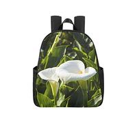 Beautiful Bouquet of Calla Lilies Teacher Backpack 12.40x5.12x14.17inch Teen Backpack Multipurpose Casual Backpack for School Business Travel School,Office