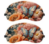Beautiful Butterflies and Flowers Dutch Velvet Sleep Shade