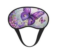 Beautiful Butterfly Art Print Blackout Sleep Mask for Women & Men, Zero Eye Pressure Eye Mask for Travel and All - Around Sleep