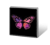 Beautiful Butterfly Custom Lapel Pins Square Brooch Tie Suit Dress Accessories for Men Women Wedding Birthday