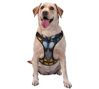 Beautiful Butterfly Dog Harness For Small, Medium, And Large Dogs â€“ Reflective Straps, Adjustable Fit With Quick-Release Buckles