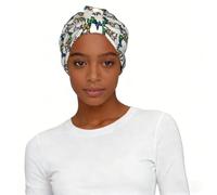 Beautiful butterfly Print Women Turban Hat Stretch Printed Head Wrap Pull On One Size Daily Style Elegant Gifting
