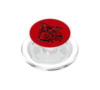 Beautiful Butterfly Red Butterfly Lovers Women PopSockets PopGrip for MagSafe