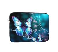 Beautiful Butterfly1 Laptop Sleeve for Women Men, 15 Inch Waterproof Laptop Bag Lightweight Notebook Computer Cover Bag