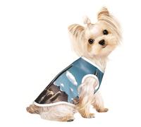 beautiful cactus Pet Breathable Sleeveless T-shirt L for Small Dogs and Cats, Soft, Comfortable, Stylish