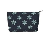 Beautiful Camellia Women's corduroy cosmetic bag, portable zipper hand-held wallet, suitable for travel and daily storage of cosmetics,