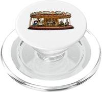 Beautiful Carousel Carnival Amusement Ride PopSockets PopGrip for MagSafe