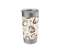 Beautiful Cats Pattern Cute Kittens Scottish Fold Cat Stainless Steel Insulated Tumbler