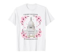 Beautiful Cherry Blossom US Capitol Washington DC Souvenir T-Shirt