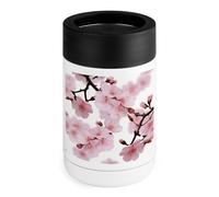 Beautiful Cherry Blossoms Print Can Cooler 12oz | Insulated Can Holders for Drinks 12oz Cans - Beer, Seltzer, and Soda, Portable, Durable