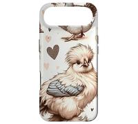 Beautiful Chickens Pattern Aesthetic Silkie Chicken Case for iPhone Air