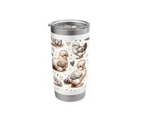 Beautiful Chickens Pattern Aesthetic Silkie Chicken Stainless Steel Insulated Tumbler