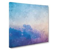 Beautiful Clouds At Sunset Canvas Print | Gallery Wrapped 30mm Frame Wall Art | 20x20 inches | Ready to Hang | Modern Landscape Picture | Living Room Bedroom Lounge Office