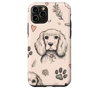 Beautiful Cocker Spaniels Pattern American Cocker Spaniel Case for iPhone 11 Pro