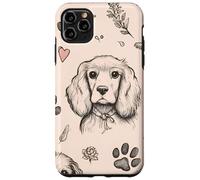 Beautiful Cocker Spaniels Pattern American Cocker Spaniel Case for iPhone 11 Pro Max