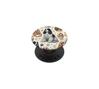 Beautiful Cocker Spaniels Pattern American Cocker Spaniel PopSockets Adhesive PopGrip