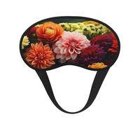 Beautiful Colorful Flowers Sleep Mask for Side Sleeper, Light Blocking Night Masks for Sleeping Eye Mask for Women Men Eye Cover Soft Comfortable Eye Shade for Travel, Nap