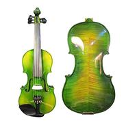 Beautiful Colors 5 Strings 4/4 Electric Violin +Acoustic Violin Solid Wood Violin Violin