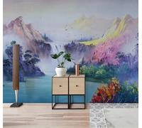 Beautiful Colourful Landscape Waterfall Flying Birds 3D Wallpaper Luxury Home Dining Decor Paste Sofa Living Room The Wall for Bedroom Mural-300cm×210cm