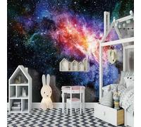 Beautiful Colourful Starry Sky Galaxy Stars 3D Wallpaper Luxury Home Dining Decor Paste Sofa Living Room The Wall for Bedroom Mural-400cm×280cm