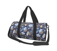 Beautiful_Common_Poppy Print Travel Duffel Bag, Lightweight Sports Gym Bag with Shoulder Straps for Women Men Teen ravel Business Trip