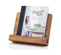 Beautiful Cookbook Stand for Your Kitchen Counter - Solid Wood Stand Easily Keeps Cook or Recipe Books Open for Convenient Cooking - Perfectly Fits Your iPad/Tablet and Enhances Any Kitchen Decor