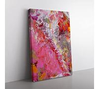 Beautiful Creations Abstract Canvas Wall Art Print Ready to Hang, Framed Picture for Living Room Bedroom Home Office Décor, 60x40 cm (24x16 Inch)