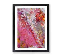 Beautiful Creations Abstract Framed Wall Art Print A2 Black