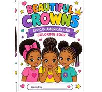Beautiful Crowns African American Coloring Book