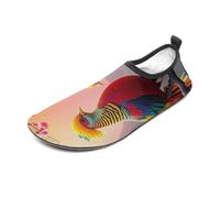 Beautiful Cuckoo Bird Water Shoes for Men Women, Lightweight Stretch Swim Shoes with Anti-Slip Rubber Sole, Quick-Dry Aqua Socks for Pool, Beach, Surfing, Style, 12