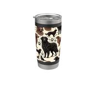 Beautiful Curly-Coated Retriever Dogs Pattern Retrievers Stainless Steel Insulated Tumbler