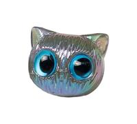 Beautiful Cute Cat Head Shape Beads Bulk for Colorful Acrylic Holder Beads Big Eyed Jewelry Tool Big Eyed Acrylic, One Size, As Described