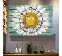 Beautiful daisy My god that is who you are Jesus Landscape Canvas Print Wall Art