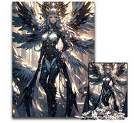 Beautiful Dark Angel 1000 Piece Jigsaw Challenging Puzzles Challenging Brain Teaser for Teenagers Family Game Night Fun 1000 PCS(38x26cm)