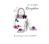Beautiful Daughter Birthday Embellished Greeting Card Joie De Vivre Range Cards