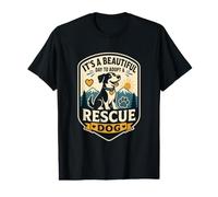 Beautiful Day to Adopt A Rescue Dog for Women and Men Value Graphic T-Shirt