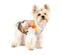 beautiful deer Full Print Cotton Pet Vest L Dog Cat Clothes Soft Elastic Breathable Pullover Pet
