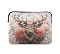 Beautiful Deer Laptop Sleeve Bag for 15-16Inch, Waterproof Shockproof Laptop Quilting Case, Slim Lightweight Design for Work-L