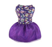 Beautiful Dog Skirt for Small Large Dogs Halloween Dress for Pet Dog Pumpkin Skull Two-legged Jumper Clothing Pet Costume
