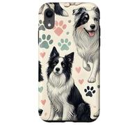 Beautiful Dogs Pattern Border Collie Case for iPhone XR