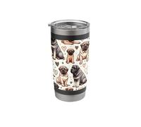 Beautiful Dogs Pattern Mastiff Dog Stainless Steel Insulated Tumbler